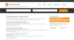 Desktop Screenshot of naturalistjobs.org