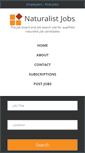 Mobile Screenshot of naturalistjobs.org
